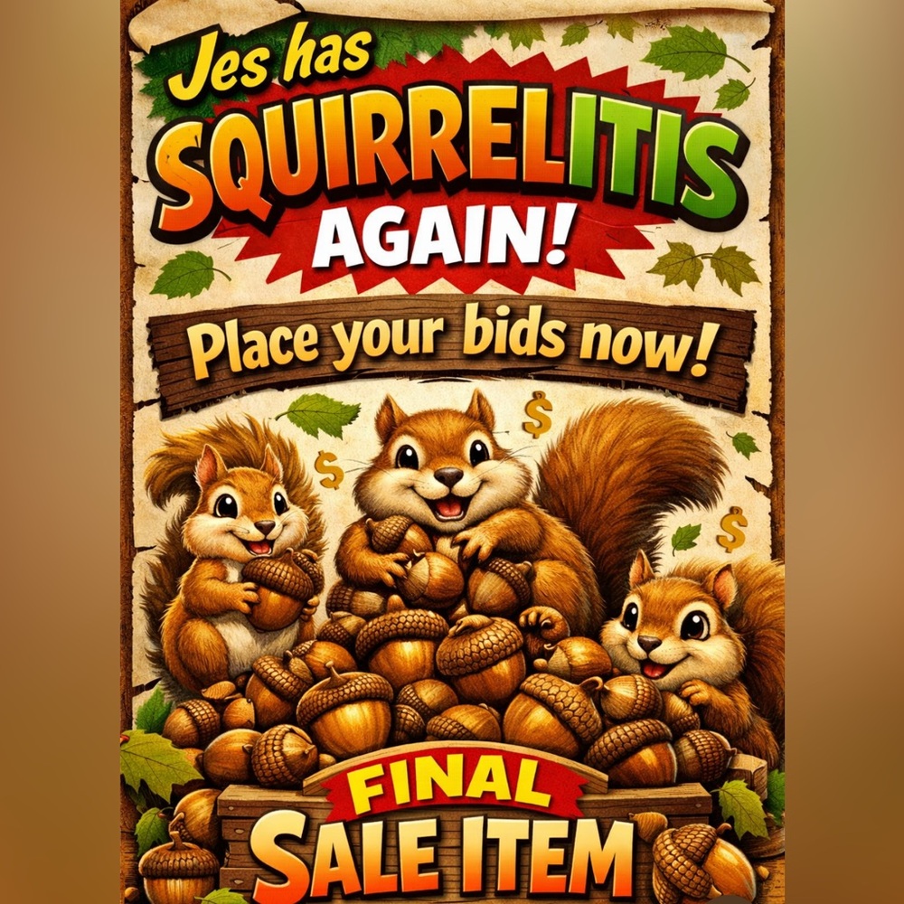 Squirrelitis Time! Jes is nuts! Low start alert!!